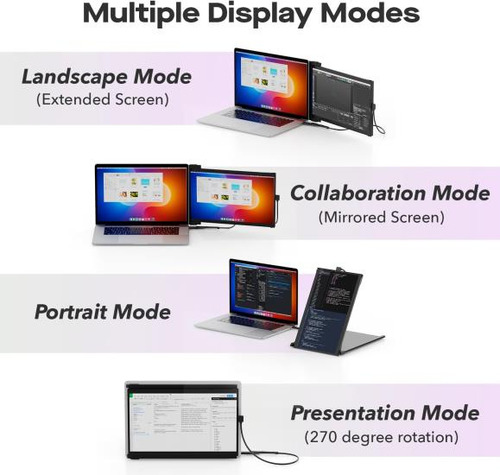 Extensor De Monitor Para Computadora Portátil Mobile Pixels