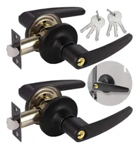 Comprar 2 Pcs Cerradura Manija De Puerta,manija De Puerta Con Llave