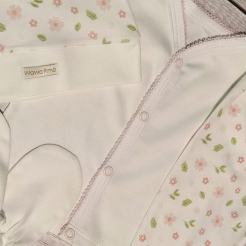 Ajuar Para Bebes En 100% Algodón Pima De 0 A 3 Meses