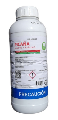 Picaña Lucava 1lt Herbicida Para Caña Ametrina + 2,4-d