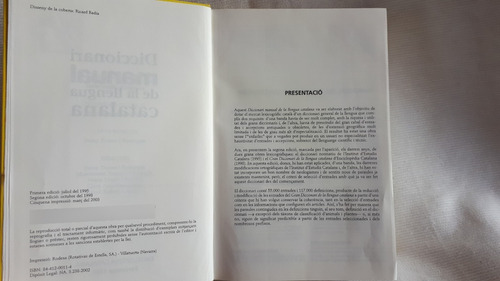 Imagen 7 de 9 de Diccionari Manual De La Llengua Catalana Enciclop Catalana