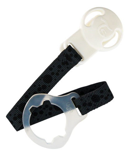 Twistshake clip para chupete color negro