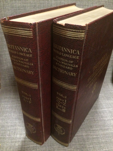 Britannica World Language Dictionary Dos Tomos Inglés (lxmx)