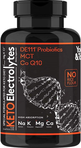 120 Mct Keto Electrolytes Pills | 150 Mg Magnesio Probio...