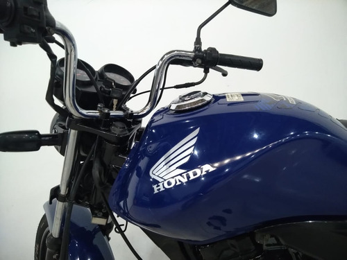 Moto Honda Cg Fan Ks Azul