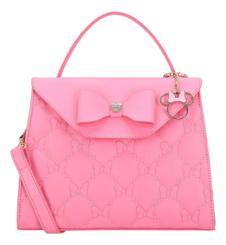 Bolsa Satchel Para Mujer Minnie W Capsule Rosa Hbshiv15cw