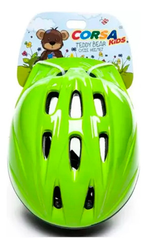 Capacete De Ciclismo Kidzamo Infantil Baby Pz-11 Cor Verde-claro Tamanho P