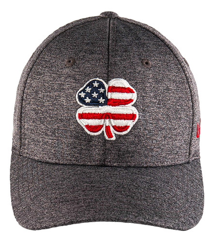 Black Clover Usa Flag Heather - Sombrero Ajustado, Color Coc