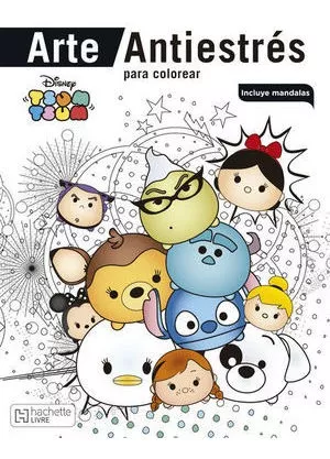 Libro Disney Tsum Tsum Arte Antiestres Para Colorea Original