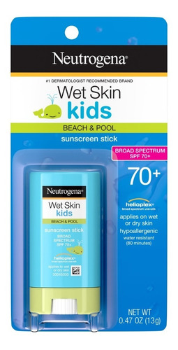 Protetor Solar Bastão Neutrogena Wet Skin Kids Stick Fps 70