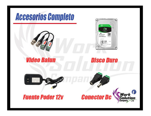 Cámaras Vigilancia Kit 8 Hikvision Full Hd 2tb + Microfono