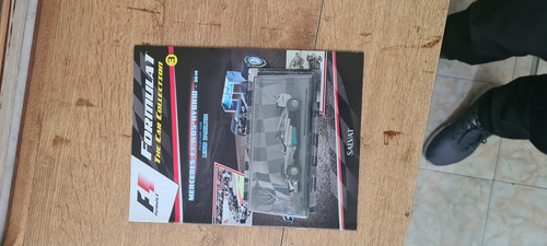 Mercedes F1 W05 Hamilton 2014 Esc 1/43 Formula 1 Salvat Gris