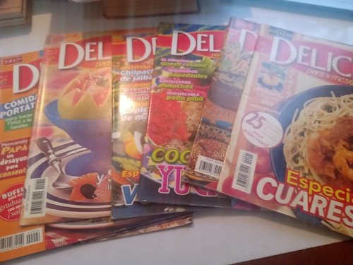 Revista De Cocina Delicias Para Tu Mesa Lote De 8 Revistas