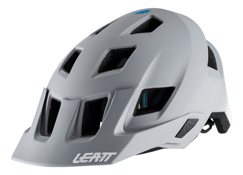 Casco Leatt MTB All-MTN 1.0 para bicicleta de montaña, enduro y descenso, color gris, talla 51/55