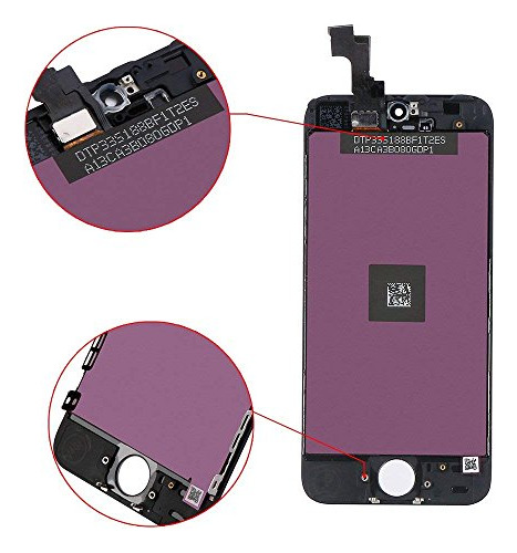 Yplang Kit Reparacion Pantalla Repuesto Para iPhone Lcd K1