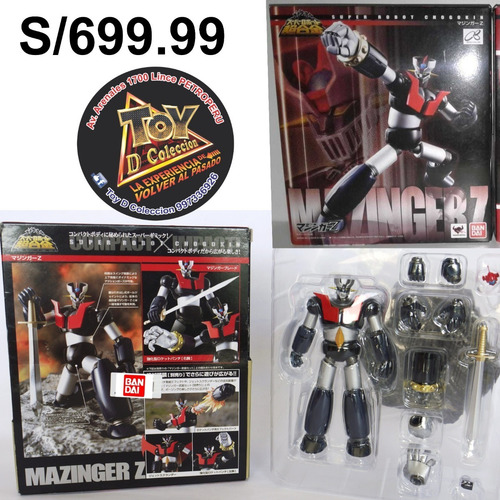 Imagen 6 de 10 de Mazinger Z Vengador Kotetsu Jeeg Bandai Chogokin Gx-01 Toy D