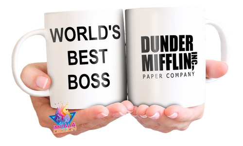 Taza The Office World Best Boss Dunder Mifflin Michael Scott