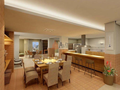 Imagem 11 de 15 de Cobertura Com 3 Dormitórios À Venda, 141 M² Por R$ 750.000,00 - Vila Noêmia - Mauá/sp - Av4289