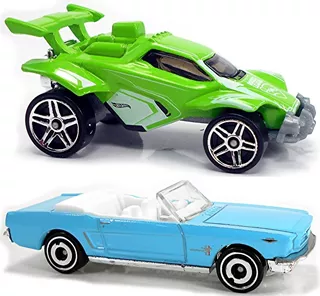 2 Hot Wheels 65 Ford Mustang 007 + Octane Rocket League 2020