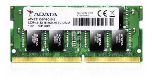 Memoria Ram 8 Gb Pc4-2133p  Sodimm Pc4-17000  Varias Marcas