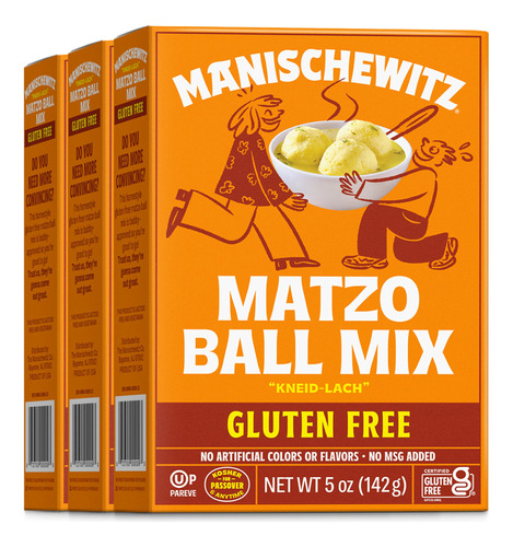 Manischewitz Mezcla De Bolas Matzo Sin Gluten, 5 Onzas (paqu