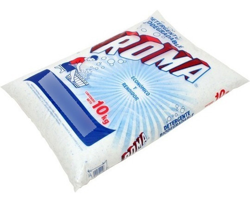 Detergente Biodegradable En Polvo Roma De 10kg