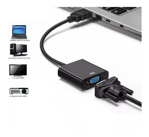 Cable Adaptador Hdmi A Vga Conversor Notebook Pc