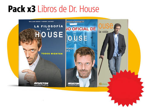 Pack Oferta 3 Libros De Dr. House Oferta Con Descuento