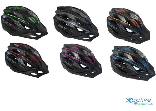 Casco Ciclismo Mtb Ruta C/ Visera Spy Regulable Bicicleta 