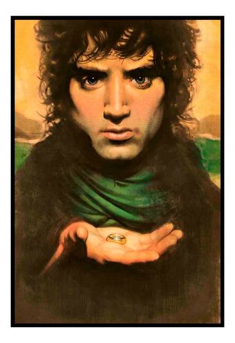 Cuadro Poster Premium 33x48cm Frodo Y El Anillo