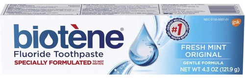 Pasta De Dientes Biotene Fluoruro Fresh Mint Original 125ml