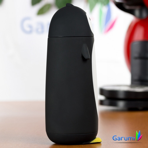 Imagen 7 de 10 de Termo Taza En Forma De Pinguino Negro H1293