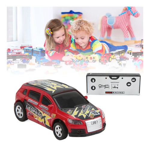 Mini Vehículo Rc Racing 4 Way Drift Car 1:64 Tamaño De Lata