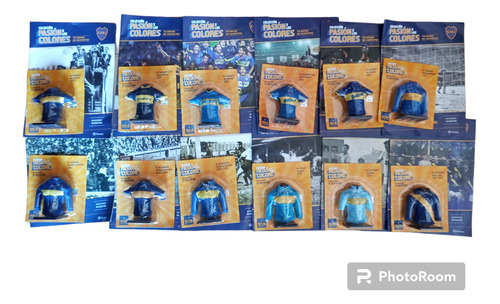 Coleccion Completa 12 Camisetas De Boca Pasion X Los Colores