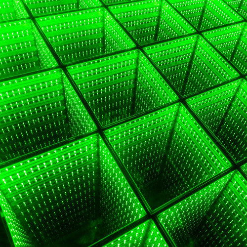Piso Efeito 3d Infinito Led Rgb Evento Pista Dança 50 Placas 127/220v