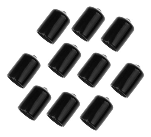 10pcs Billiar Tacos De Pallo De Color Negro Accesorios