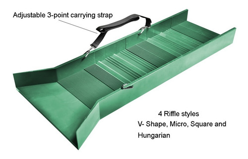 Sluice Box Draga Lavar Oro Cribar Cribador - Bateas T.fisica