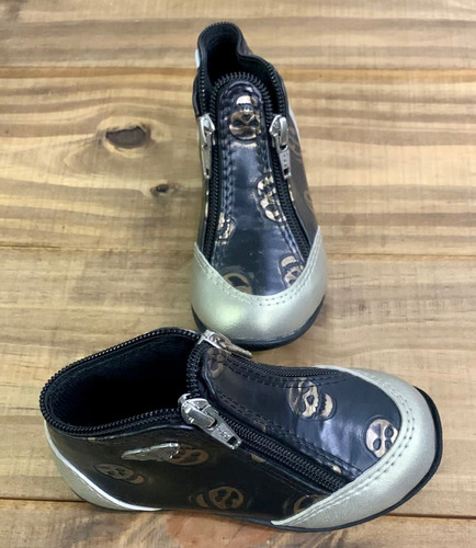 Imagen 2 de 7 de Zapatillas Infantiles Te Para Tres Cuero Ecológico