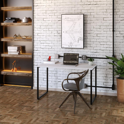 Mesa Para Escritório Office Estilo Industrial 1,20m Kuadra