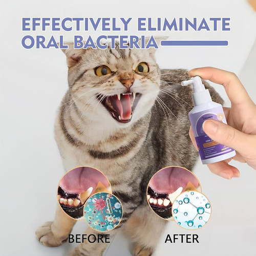 Eliminador de sabor a sarro de dientes caninos de 2 piezas, 2 unidades, 2 x 50 ml
