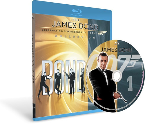 Colección Completa Películas James Bond Blu-ray Mkv Full Hd 