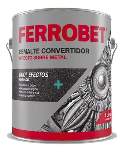 Ferrobet Duo Forjado Hierro Antiguo 4 L Petrilac Dimension C