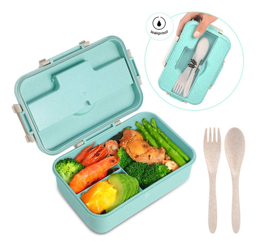 Supplim Lonchera Bento Para Niño Adulto 3 Compartimento Fuga