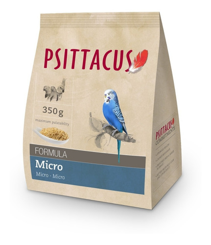 Alimento Micro Para Aves De Talla Pequeña Psittacus 350g