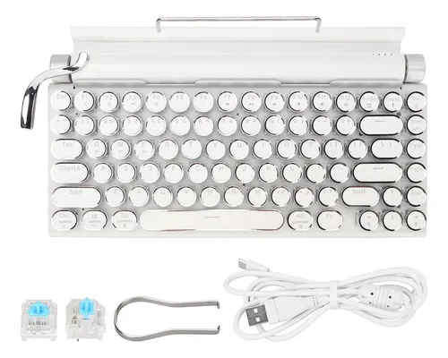 Teclado Mecánico Para Máquina De Escribir Pomya, Teclado Con