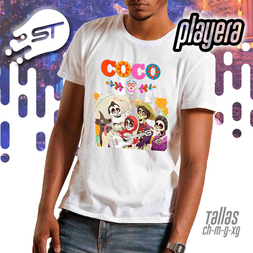 Playeras De Dia De Muertos Coco-020