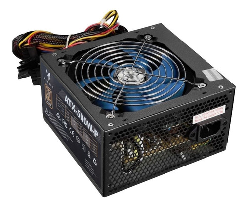 Fuente Pc 80 Plus Bronze 500w Perseo Atx500w Monoriel Backup