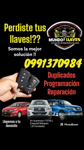 Llaves Y Controles Para Autos  ! Vamos Donde Tú Estés!!