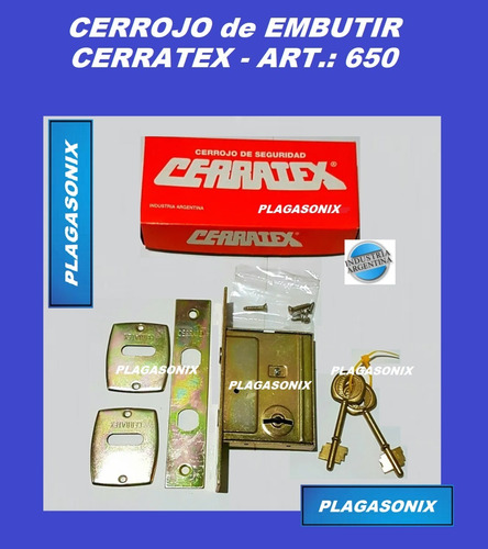 Imagen 5 de 10 de Kit 2 Cerrojo Embutir Doble Paleta Hermanados Premium (dos)