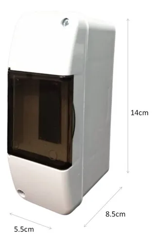 Pack 3 Caja Llave Termica 1-2 Modulos Aplicar Con Tapa Vr
